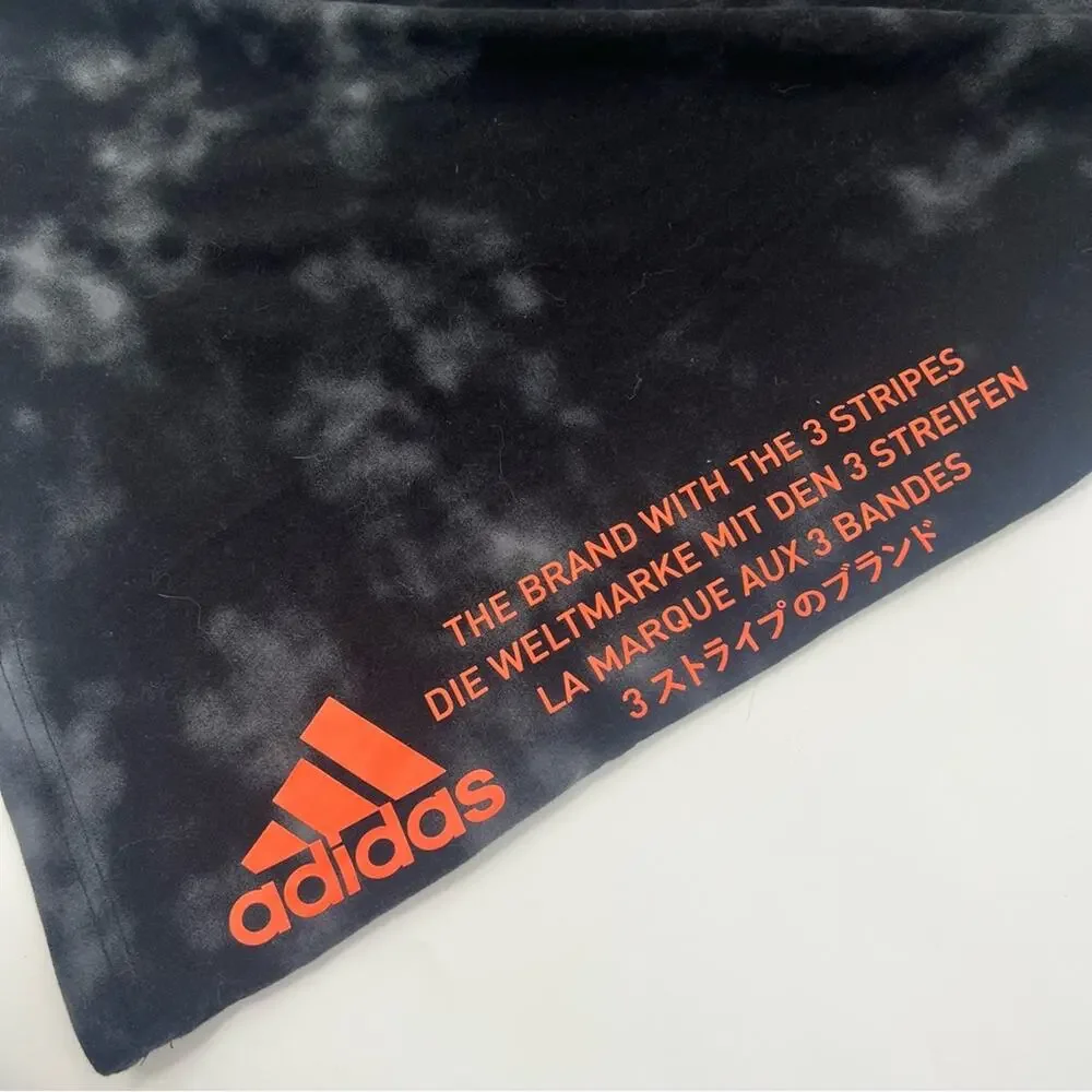 Adidas Men’s Short Sleeve T Shirt Black Orange